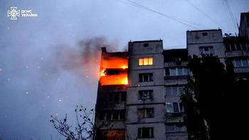 Kyiv comes under heavy Russian drone attack