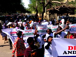 Hardship: Protest in Abuja over fuel crisis, inflation