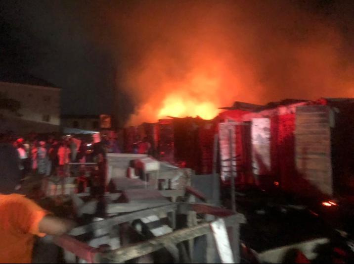 Fire guts Ajah market in Lagos, destroys goods worth millions of Naira