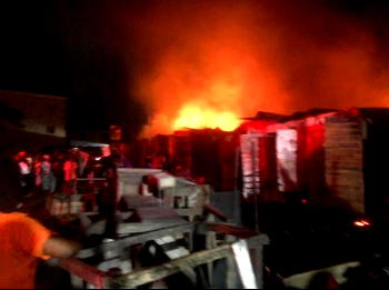 Fire guts Ajah market in Lagos, destroys goods worth millions of Naira