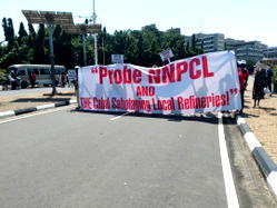Protesters storm NASS, demand Kyari’s removal, end to PMS imports