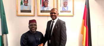 NFFG/NEGA’s Isaac Izoya visits new Nigerian Consul General to Germany for appreciation
