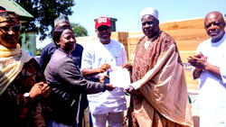 NLTF supplies health and sports facilities to Kaduna school and health centre