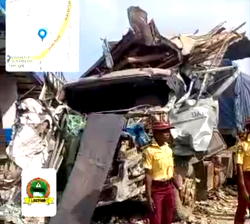 Truck crushes two students, tricycle rider in Lagos