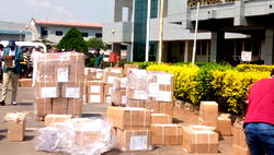 Ondo Election: INEC distributes sensitive materials amid tight security