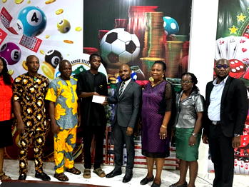 Enugu gaming commission presents cash prize to winner of Logo competition