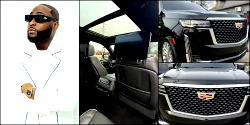Davido reacts as car dealer gifts him brand new Escalade car as 32nd birthday gift