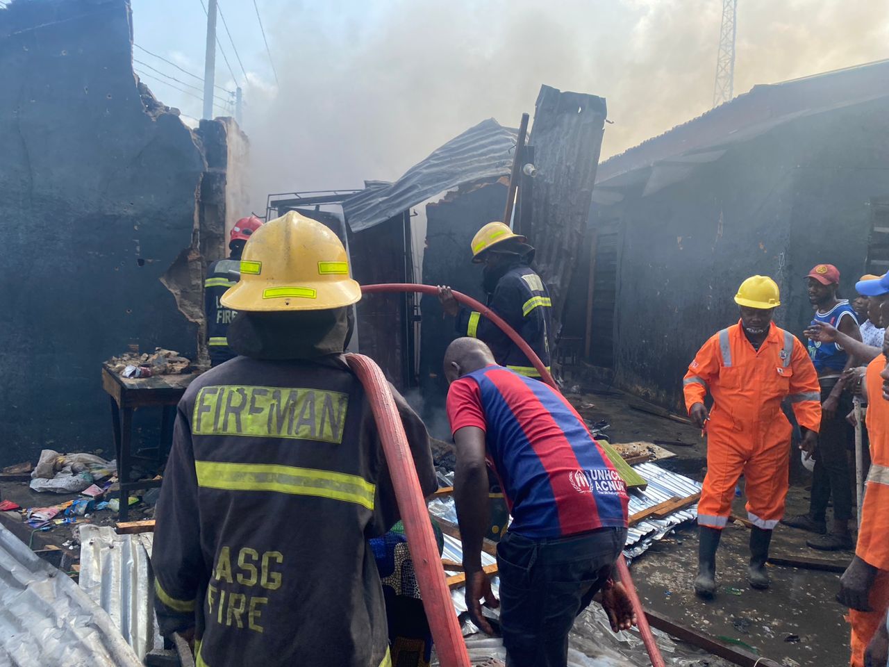 Fire guts popular Alayabiagba Market in Lagos