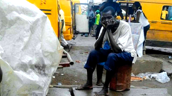 Hardship: Garri for breakfast, water for lunch, eba for dinner