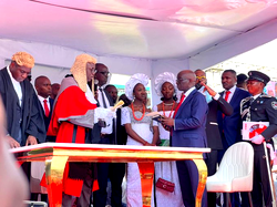Okpebholo, Idahosa sworn in as Edo governor, deputy