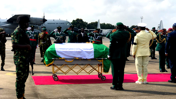 Body of former COAS Lagbaja flown to Abuja