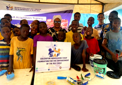 Foundation trains 40 boys, 10 girls on basic art of shoe-making, painting