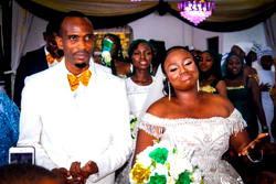 Vanguard staff Otu Nkpoidet marries fiancee Esther Dada