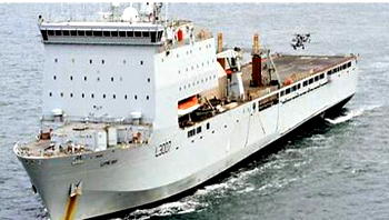 UK strengthens defence ties with Nigeria as RFA Lyme Bay docks in Lagos