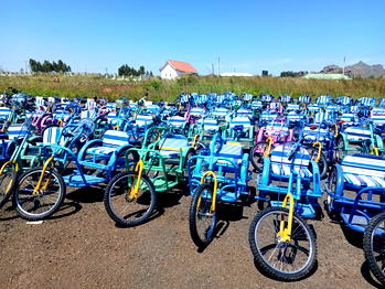 Over 200 walking aids gifted to PLWD in Plateau Council
