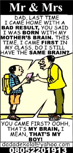 Mr & Mrs: When your daddy works with INEC