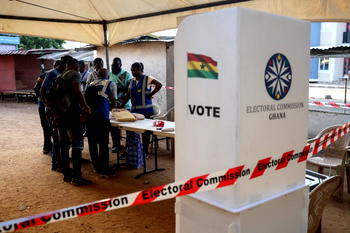 Ghana votes in tight presidential election race