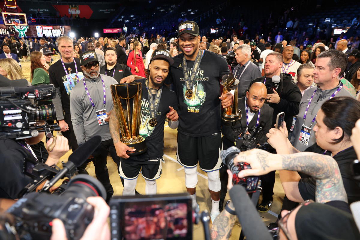 Giannis stars as Bucks beat Thunder to win NBA Cup