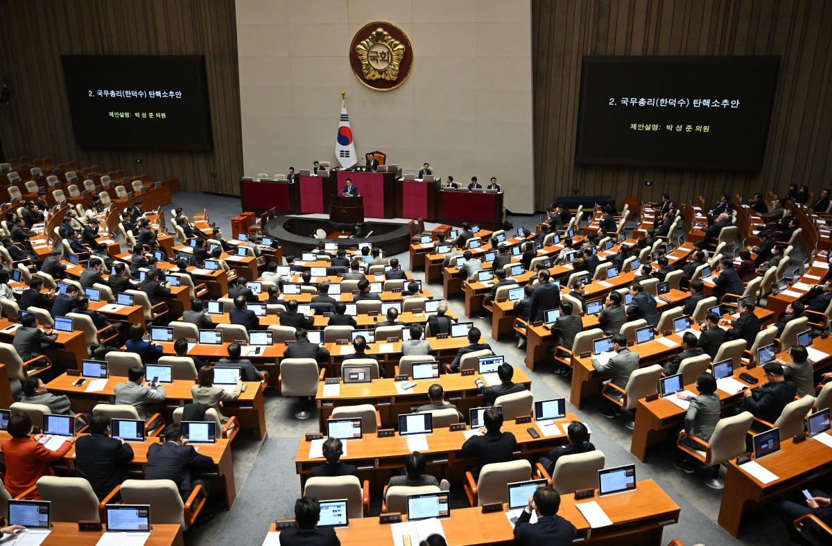South Korean lawmakers impeach second president in two weeks
