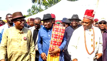 Jonathan enthrones Fubara as ‘General’ of Rivers politics