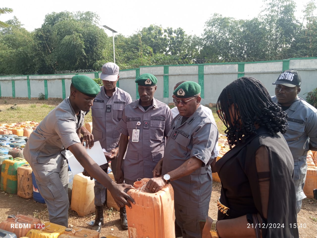 Customs auctions 15,000 litres of confiscated petrol