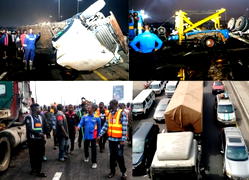 Gridlock cripples Lagos-Ibadan Expressway as one killed in Kara Bridge multiple-vehicles crash