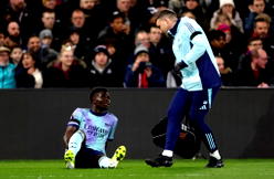 Arsenal’s Saka out for ‘many weeks’ with hamstring injury