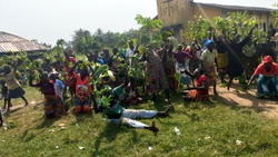 Death of PG: Okuama community protests, issues seven-day ultimatum for release of leaders