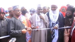 Gov. Sani reopens village market, urges bandits to lay down arms for protection, rehabilitation