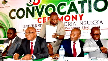 53rd convocation: UNN graduates 11,143 students