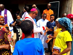 Yuletide: Methodist Bishop gives bike riders free fuel in Eha Amufu