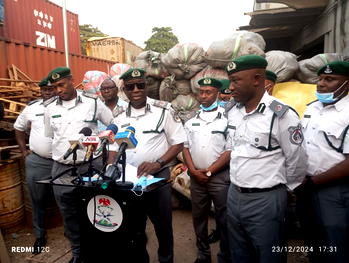 Customs confiscated over N18bn worth of contraband, arrested 94 suspects in 2024