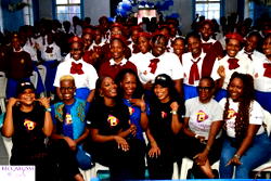 OAP personality, Beccablisse, visits alma mater, donates items