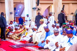 Photos: Tinubu, Abbas, govs, senators, others attend Senator Barau’s children’s wedding
