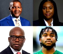 Dangote, Wale Tinubu, Lookman, Badenoch named among 100 most influential Africans in 2024