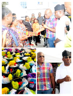 Yuletide: Brigadier General Nwoko gives palliatives to widows in Delta