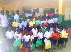 Ndokwa Atlanta, Okoku donate educational supplies to Delta school
