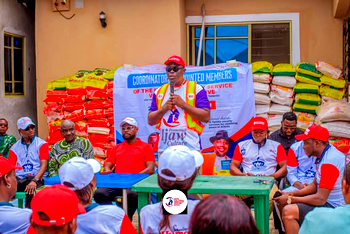 Yuletide: ICHC distributes 325 bags of rice, food stuffs to members in Bayelsa