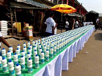 Nigerian Sets New Guinness World Record for Longest Product Display