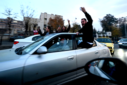 ‘Indescribable feelings’ – Syrians in Damascus celebrate collapse of Assad regime