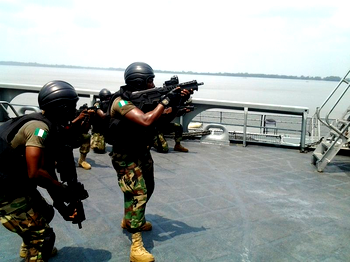 Navy deploys warships, helicopters to boost oil production in N-Delta