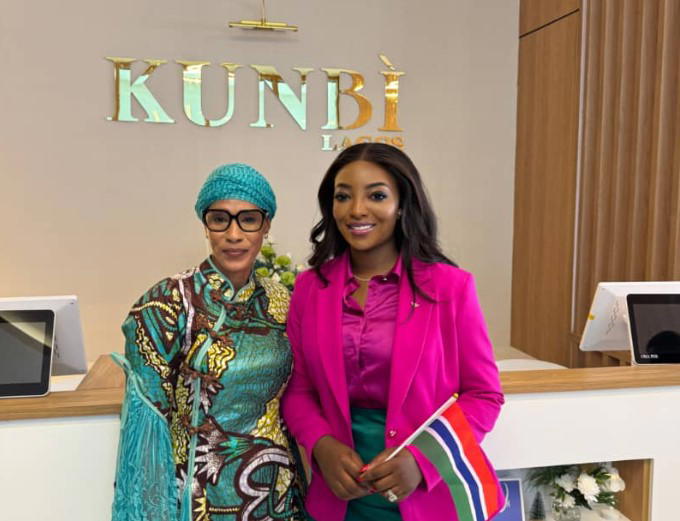 Gambia First Lady Fatoumatta Bah-Marrow visits April by Kunbi, says Africa is blessed