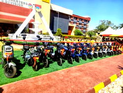 3 Div motivates Army personnel with electric motorcycles