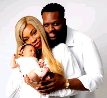 ‘Greatest Christmas gift,’ BBNaija’s Ocee Mbadiwe, fiancee welcome baby girl