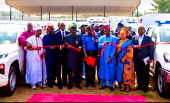 Sanwo-Olu boosts security ops, hands-over 260 equipped patrol vehicles, gadgets to Lagos police