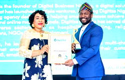 Temitope Orilua wins emerging tech entrepreneur of the year award