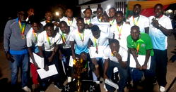 Nigerian Varsities Men’s Football Cup: JoSTUM receives, rewards victorious Tillers