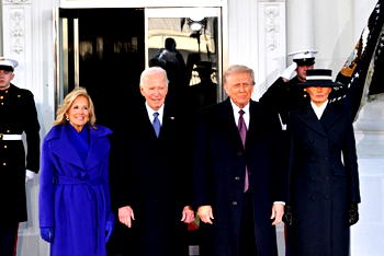Biden welcomes Trump to White House for courtesy visit