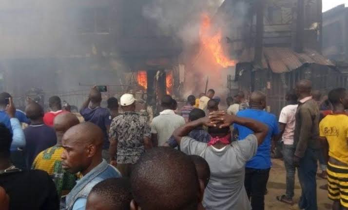 Fire consumes driver, motor boy at Ibadan filling station