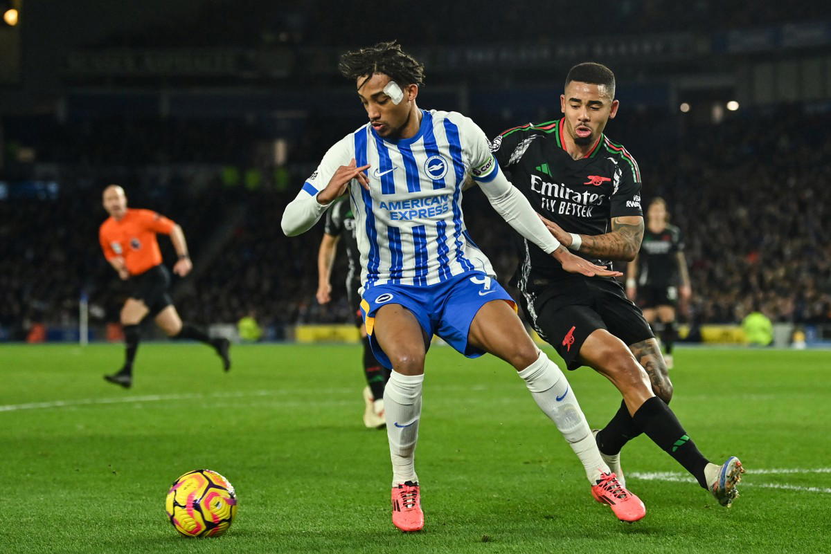 EPL: Arsenal draw 1-1 at Brighton, stumble in title race
